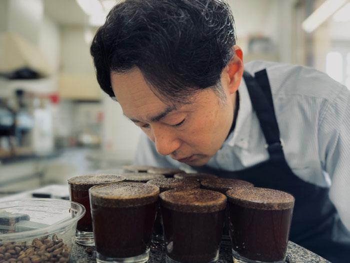コーヒーのテイスティング